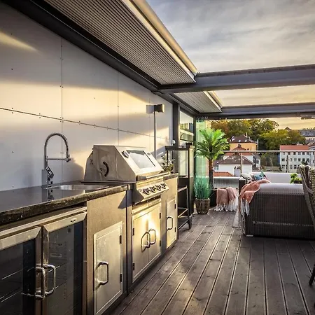 아파트 Exclusive Penthouse With Bryggen Views I Must *
