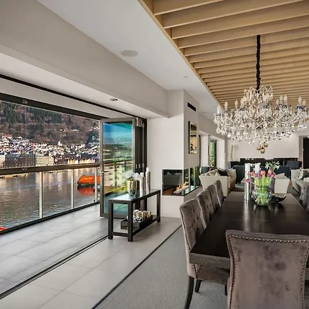 Exclusive Penthouse With Bryggen Views I Must * 베르겐