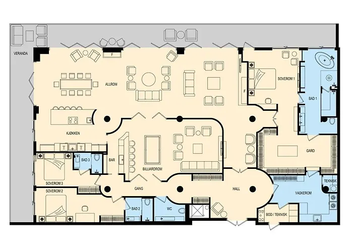 Exclusive Penthouse With Bryggen Views I Must Апартаменты Берген